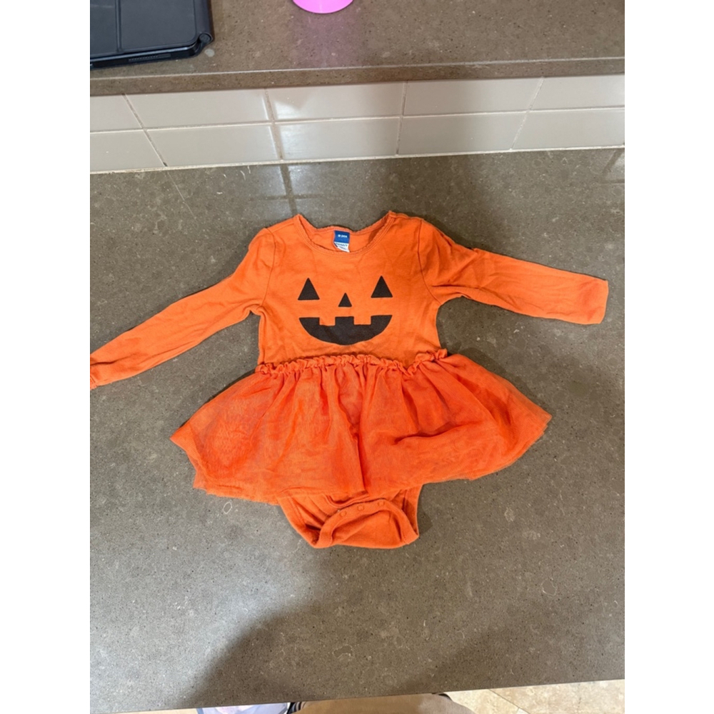 Girl Old Navy Dress 18-24M Orange